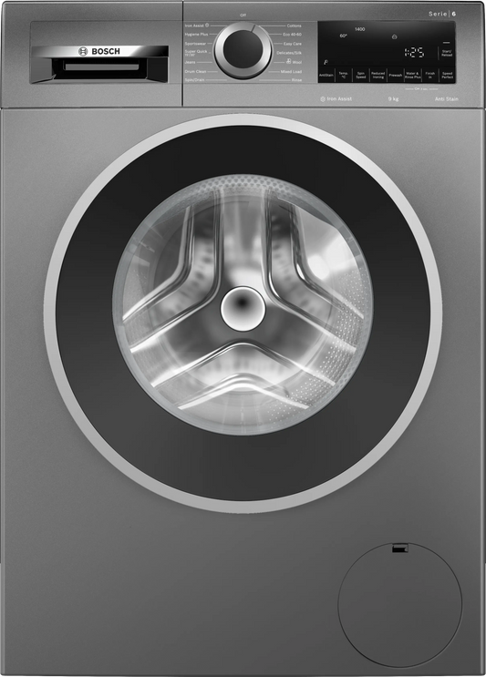 Bosch WGG244ZCGB Series 6 Freestanding Washing Machine 9kg 1400rpm Cast Iron Grey