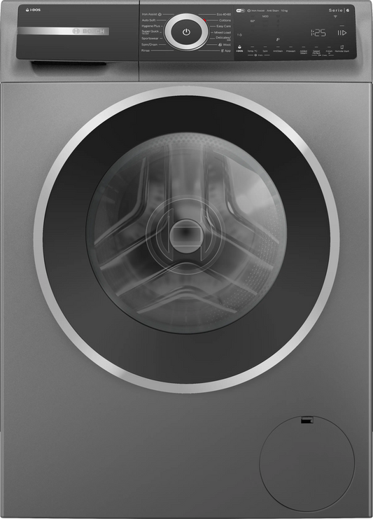 Bosch WGH254ARGB Series 6 Freestanding Washing Machine 10kg Cast Iron Grey
