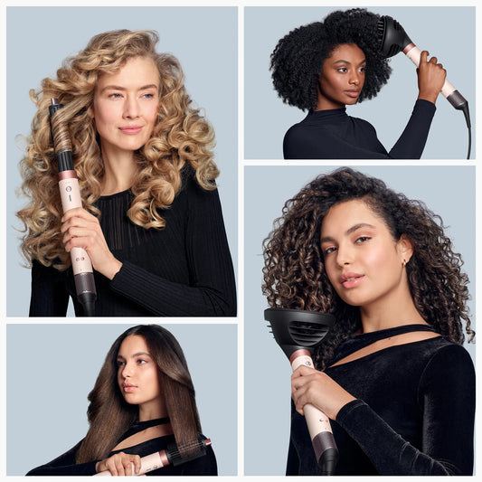 Dyson Airwrap Co-anda 2x Multi-Styler & Dryer with Diffuser – Curly + Coily, Ceramic Pink